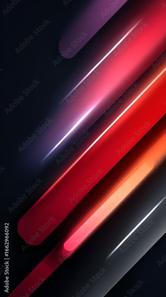 Poster vibrant crimson and deep jet black blend seamlessly in this minimalist abstract background featuring