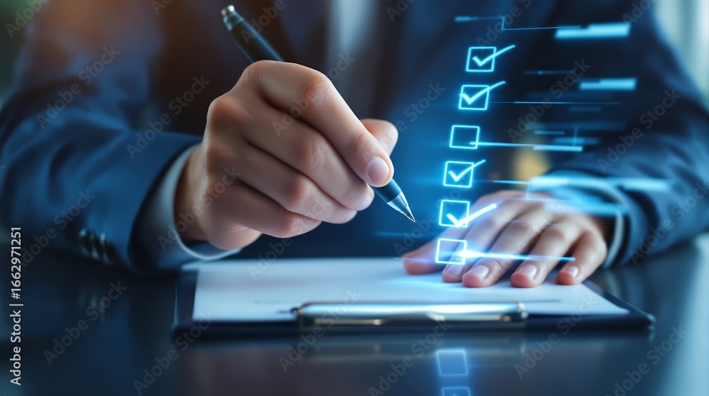 Poster compliance checklist audit form business survey task management quality control approval list