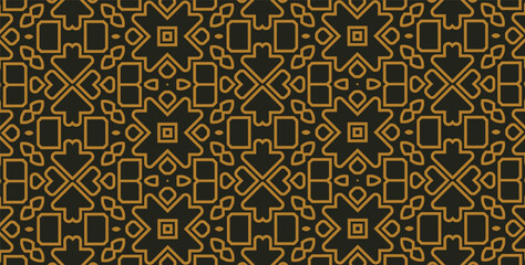 Elegant Islamic Ornamental Seamless Patterns for Artistic Decoration & Fabric Backgrounds