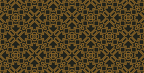 Elegant Islamic Ornamental Seamless Patterns for Artistic Decoration & Fabric Backgrounds