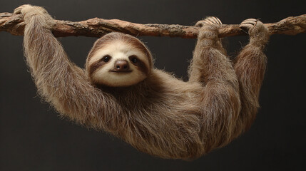 Fototapeta premium sloth hanging