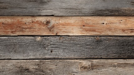 Weathered wood planks in horizontal rows