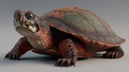 Obraz premium turtle crawling