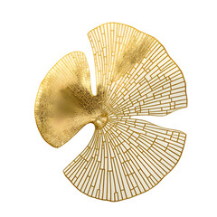 Golden flower boho illustration