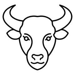 bull head vector