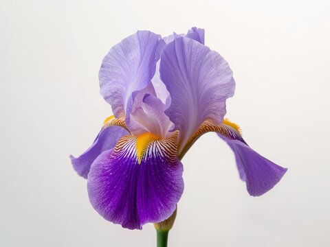 Violet Bloom Study, A Floral Composition Depicting Delicate Petal Textures and Color.
