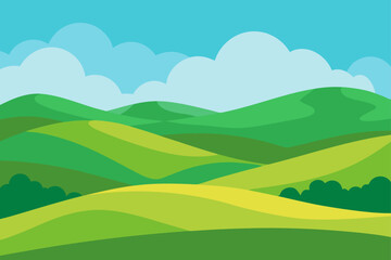 Obraz premium landscape with mountains and blue sky