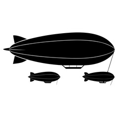 Fototapeta premium air balloon isolated on white