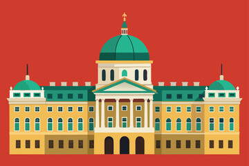 vector illustration of a building