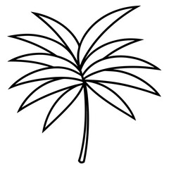 vector black and white flower