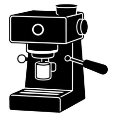 coffee maker isolated on white