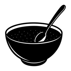 bowl with spoon