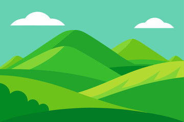 Obraz premium mountain landscape with mountains