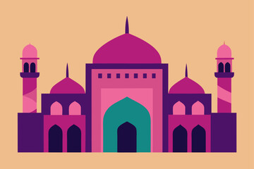 taj mahal vector