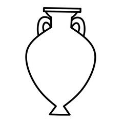 pottery bowl vector icon