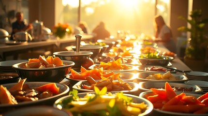Fresh vegetables sizzling in a pan, highlighting vibrant colors and healthy cooking.