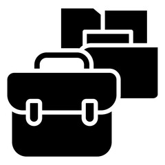 Fototapeta premium Briefcase Icon