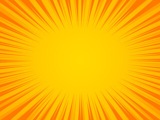 Fototapeta premium Pop art sun rays background