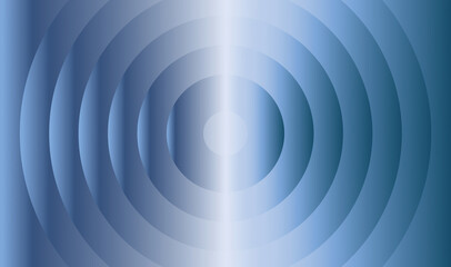 Blue Concentric Circle Gradient Light Beam Abstract Background