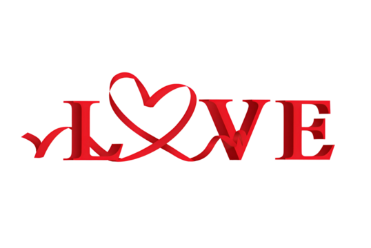 Love red text png love tshart design 