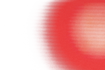 Abstract grainy gradient shape design element, red color blurry noise shape, overlay effect