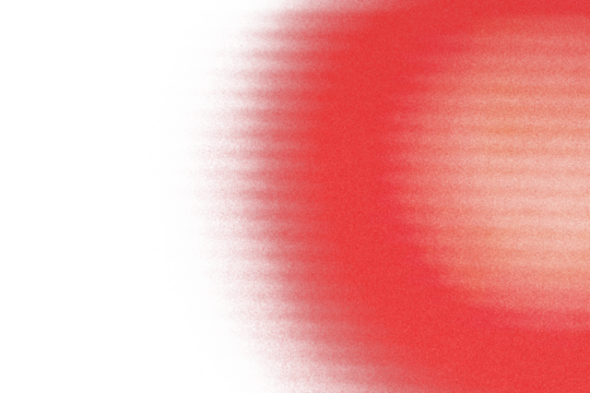 Abstract grainy gradient shape design element, red color blurry noise shape, overlay effect