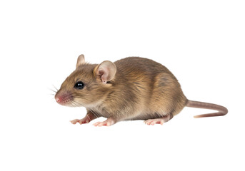 House Mouse: Detailed Photograph on White Background isolated on transparent background
