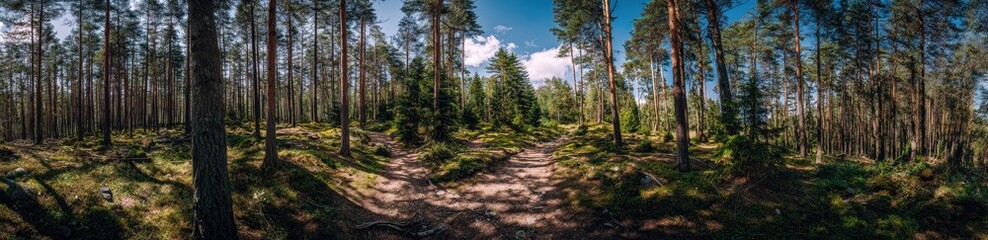 Obraz premium Path Through the Woods