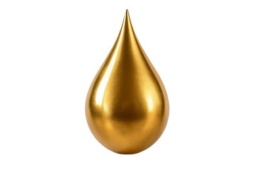 Luxurious Golden Drop A Symbol of Wealth and Purity