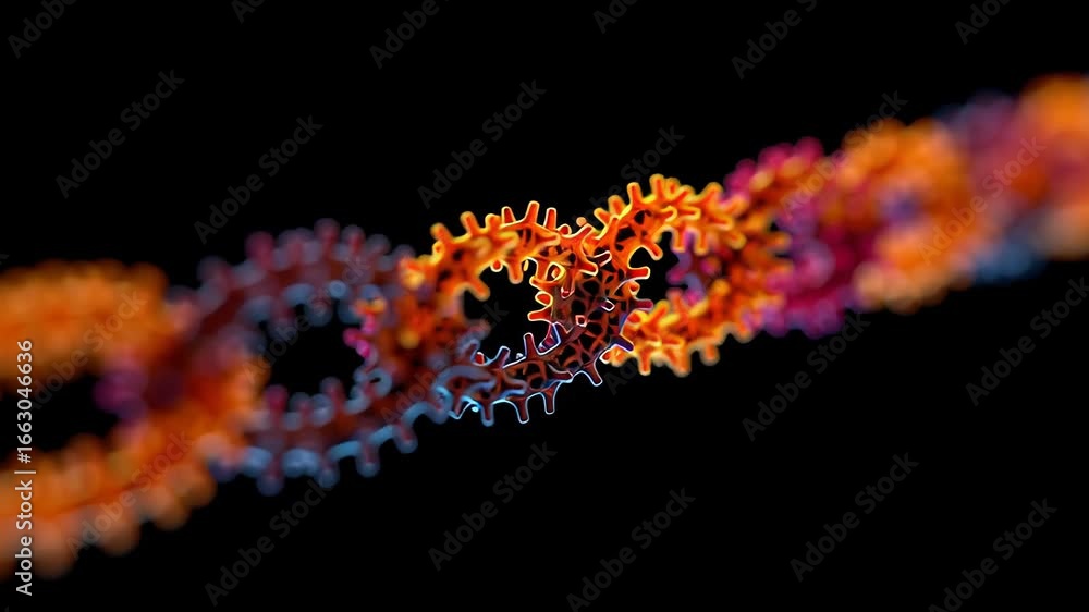 Poster exploring the structure of molecules and their interaction at a microscopic level