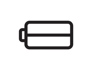 Battery Management System BMS Icon Smart Power Line Illustration