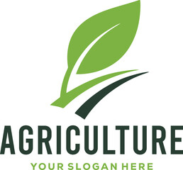 leaf logo of agriculture company	