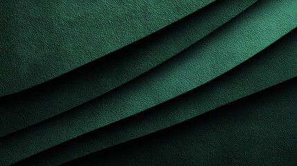 abstract green background with lines tag go diagonally with soft shadows on suede texture