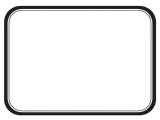 Minimal Artistic Depiction of Modern Digital Photo Frame Icon