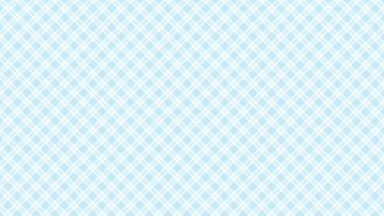 Diagonal blue checkered in the white background. Plaid diagonal wallpaper.