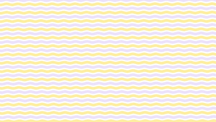Yellow, purple and white seamless pattern horizontal zigzag background. Zigzag wave contrast wallpaper. Classic background.