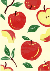 りんごのイラスト