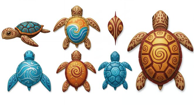Decorative turtle collection image