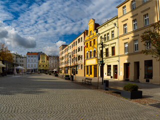 Obraz premium 2024-10-11;historical part of the city of Olava Poland
