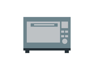 Fototapeta premium 電子レンジのアイコンのイラスト