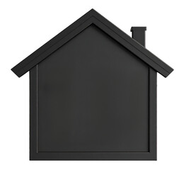 house number address sign board in black color isolated on white
