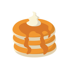 Pancakes Illustration