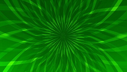 Abstract green radiating lines