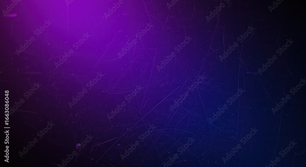 Poster abstract purple and blue gradient texture background with a dark and mysterious feel, perfect for ad