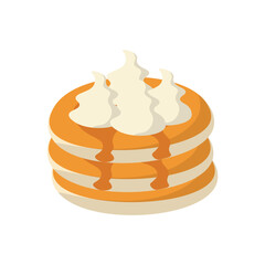 Pancakes Illustration