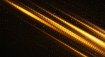 Abstract golden light streaks create a dynamic and modern background, perfect for adding energy and movement to designs