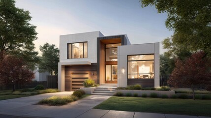 Modern house exterior