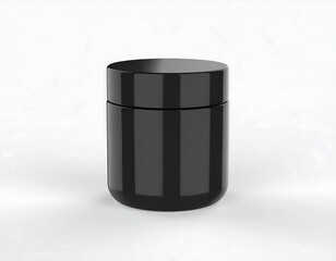 Black cosmetic jar mockup (3)