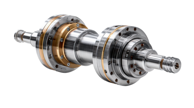 Lathe spindle rotating background isolated on a Transparent background, PNG file.