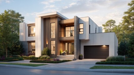 Modern home exterior
